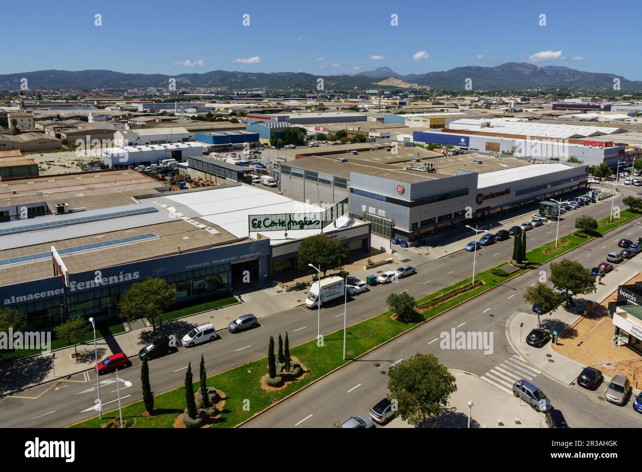 poligono industrial de Son Castello, Palma, Mallorca, balearic islands, spain, europe. Stock Photo