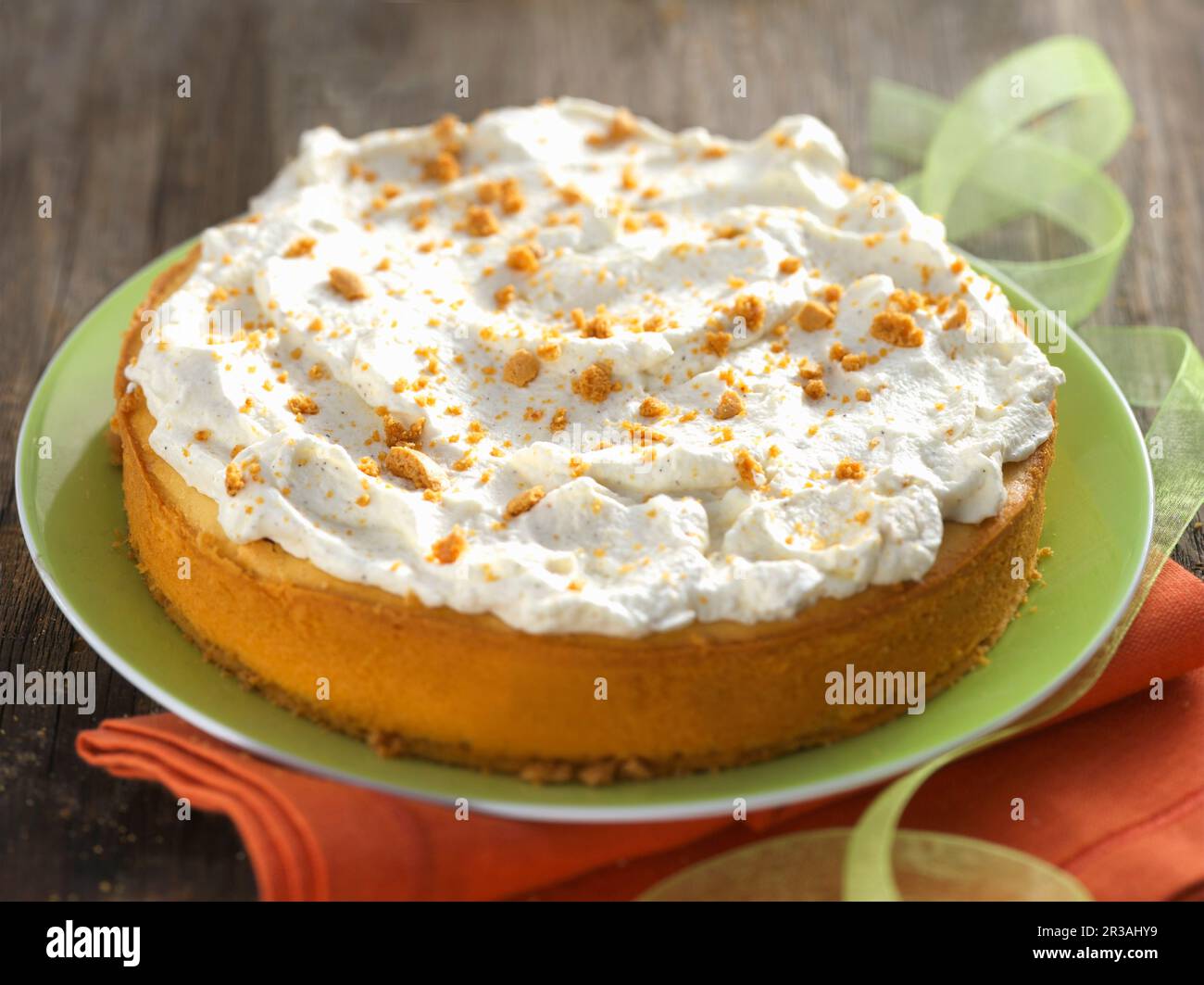 Amaretto cream cake Stock Photo - Alamy