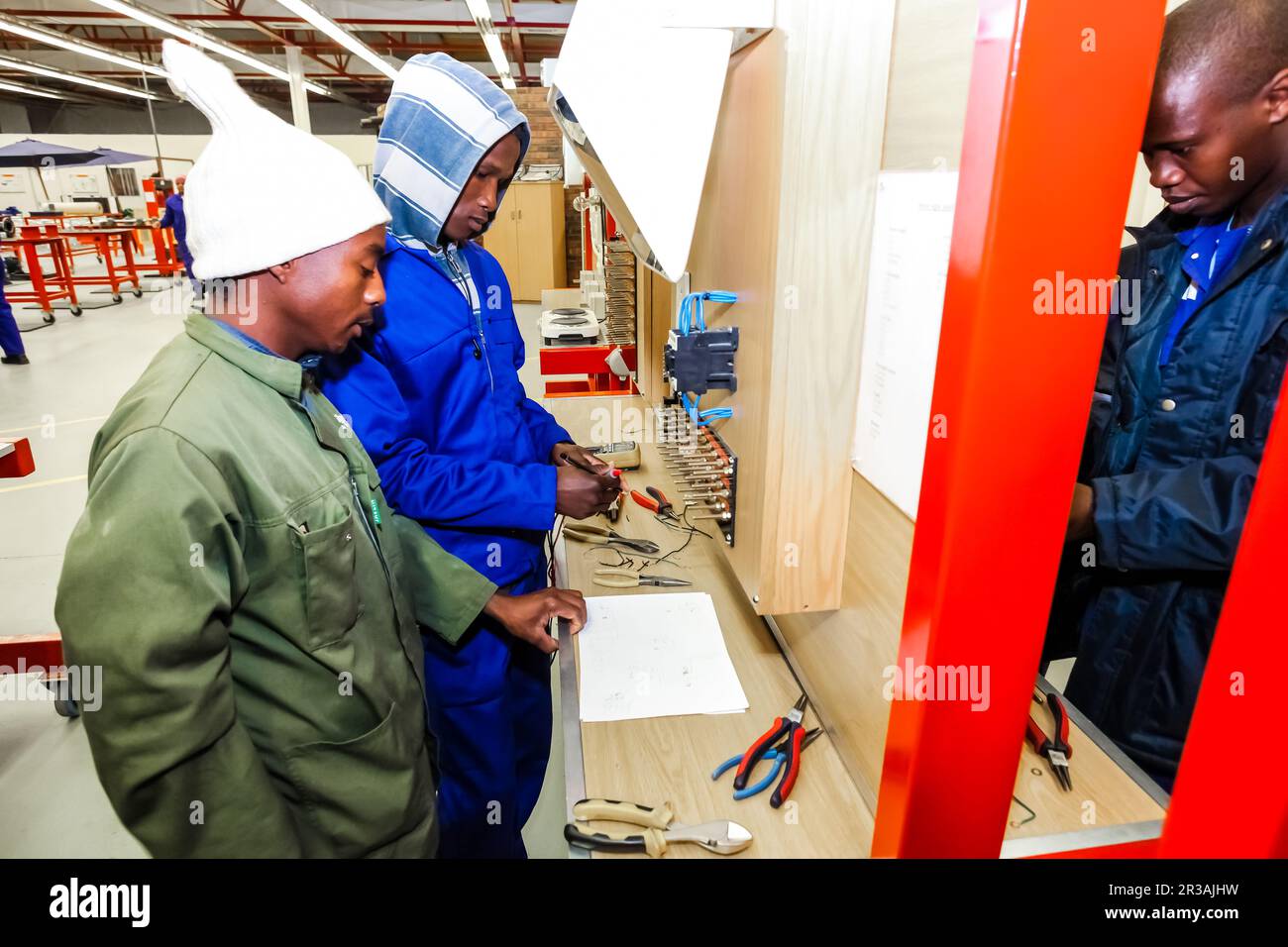 Vocational Skills Training Centre in Africa Stock Photo Alamy