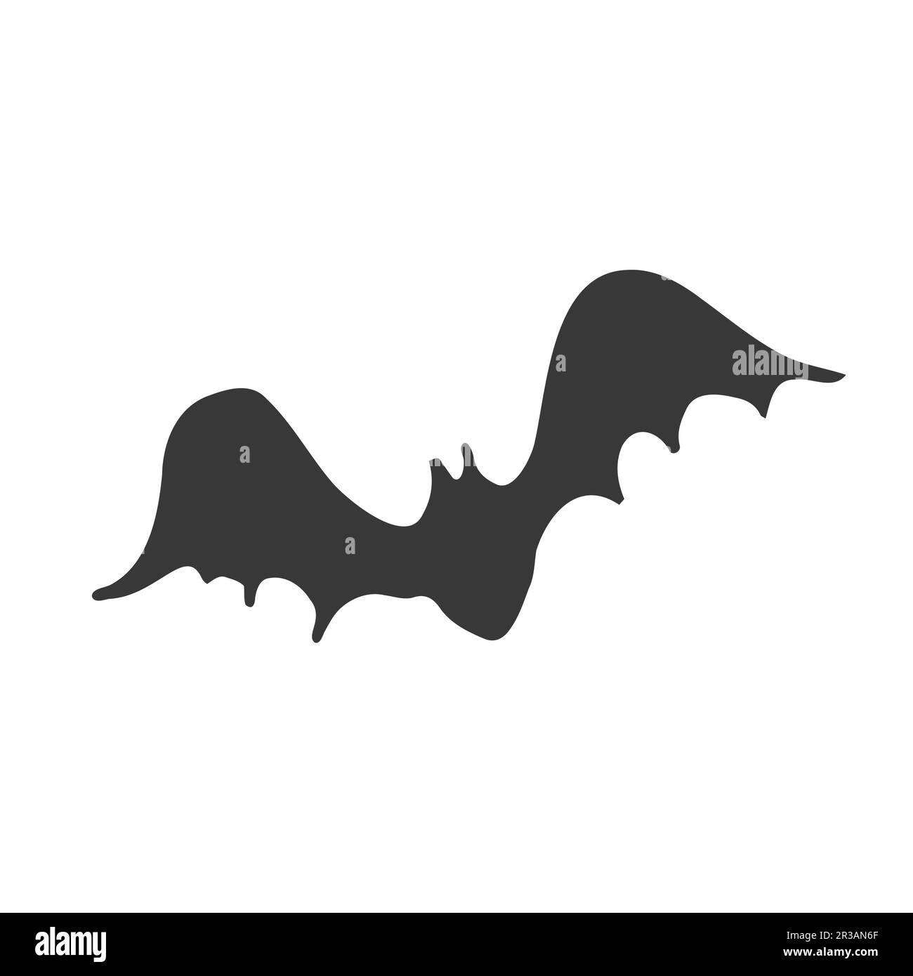 Cute illustration of Bat. Doodle illustration of Bat. Halloween concept