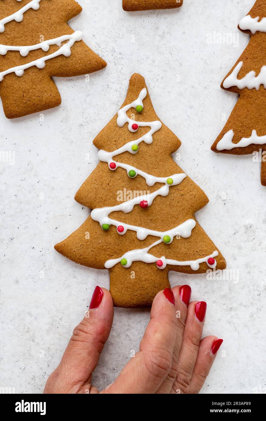 Gingerbread cookies Stock Photo