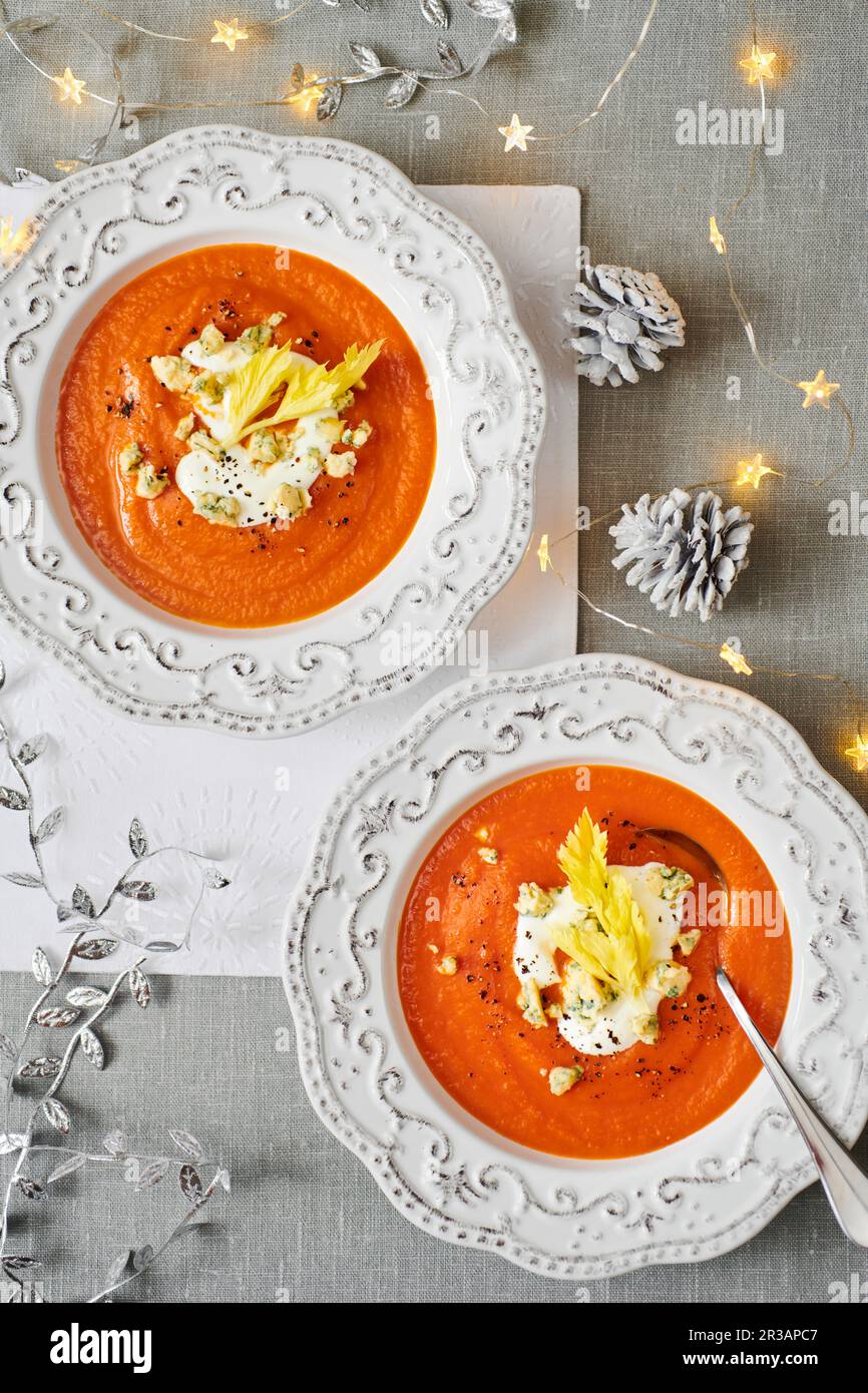 Celery And Stilton Soup