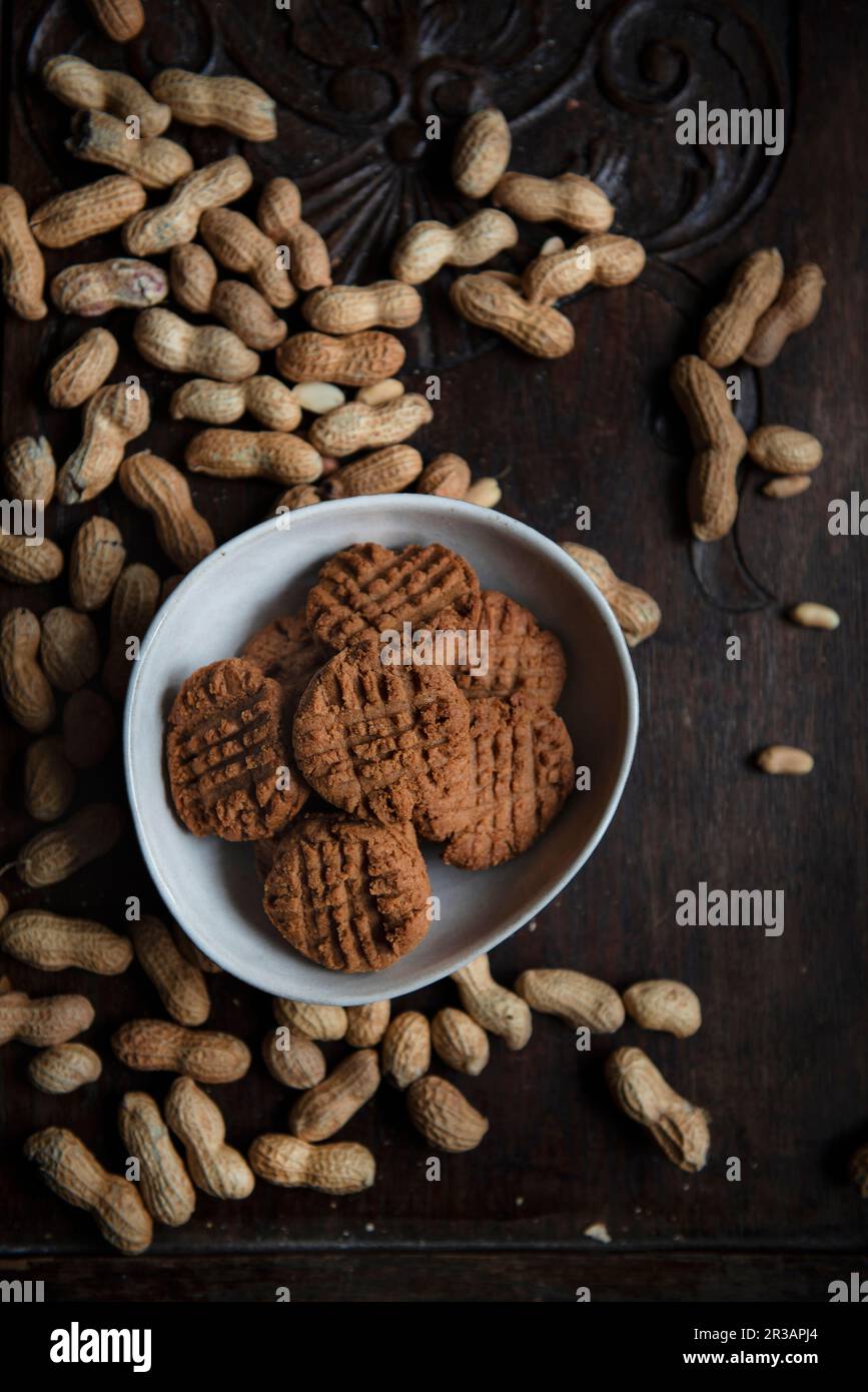 Peanut Butter Cookies Stock Photo - Alamy