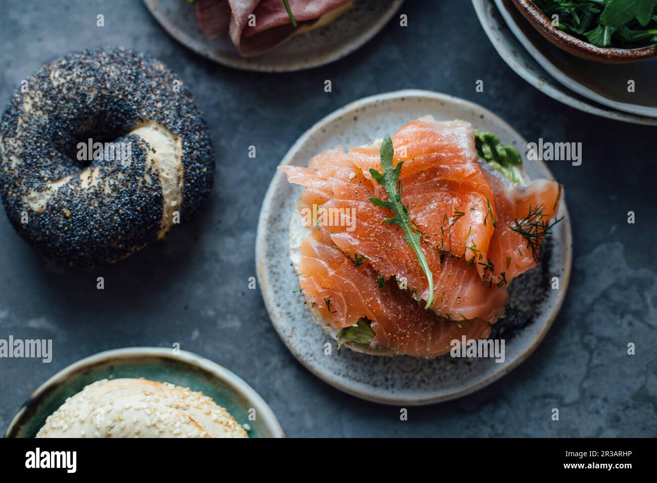 Bagels and lox hi-res stock photography and images - Alamy