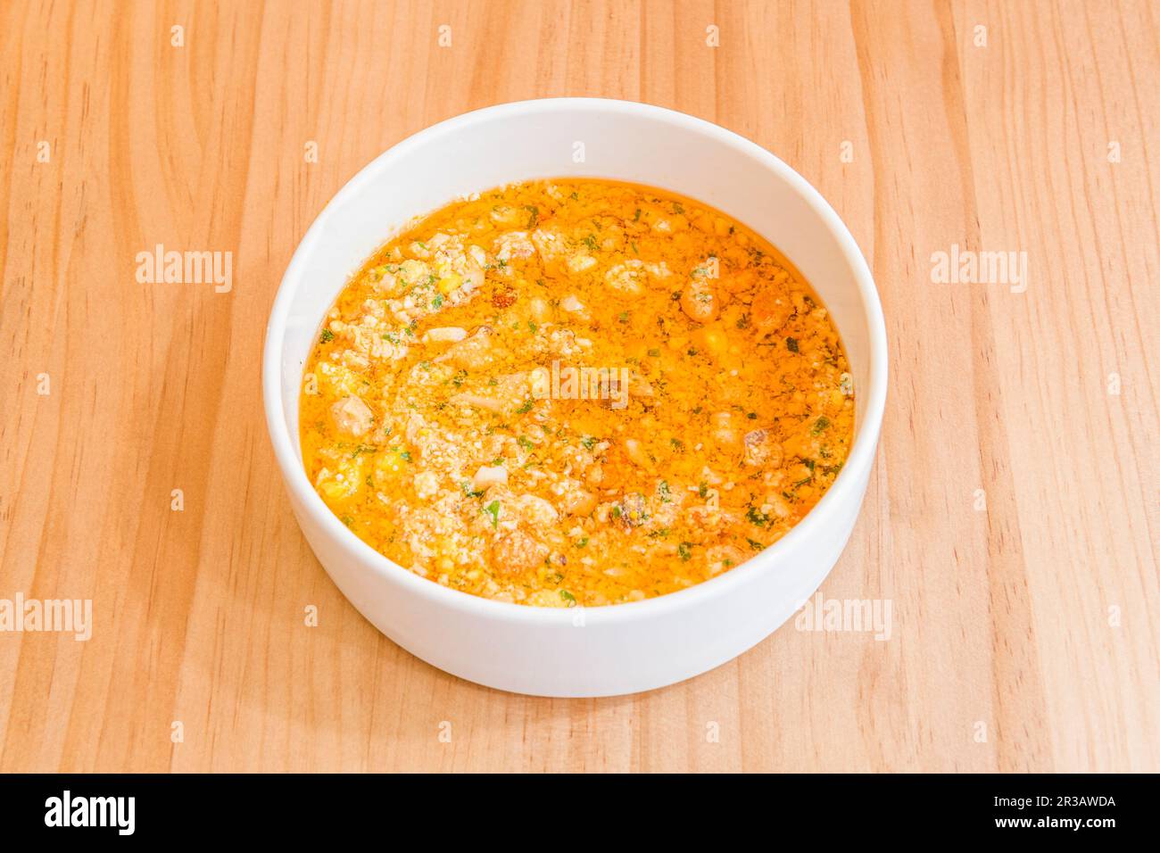 Seafood salpicon, seafood splash. Dish of fish or shellfish cut into ...