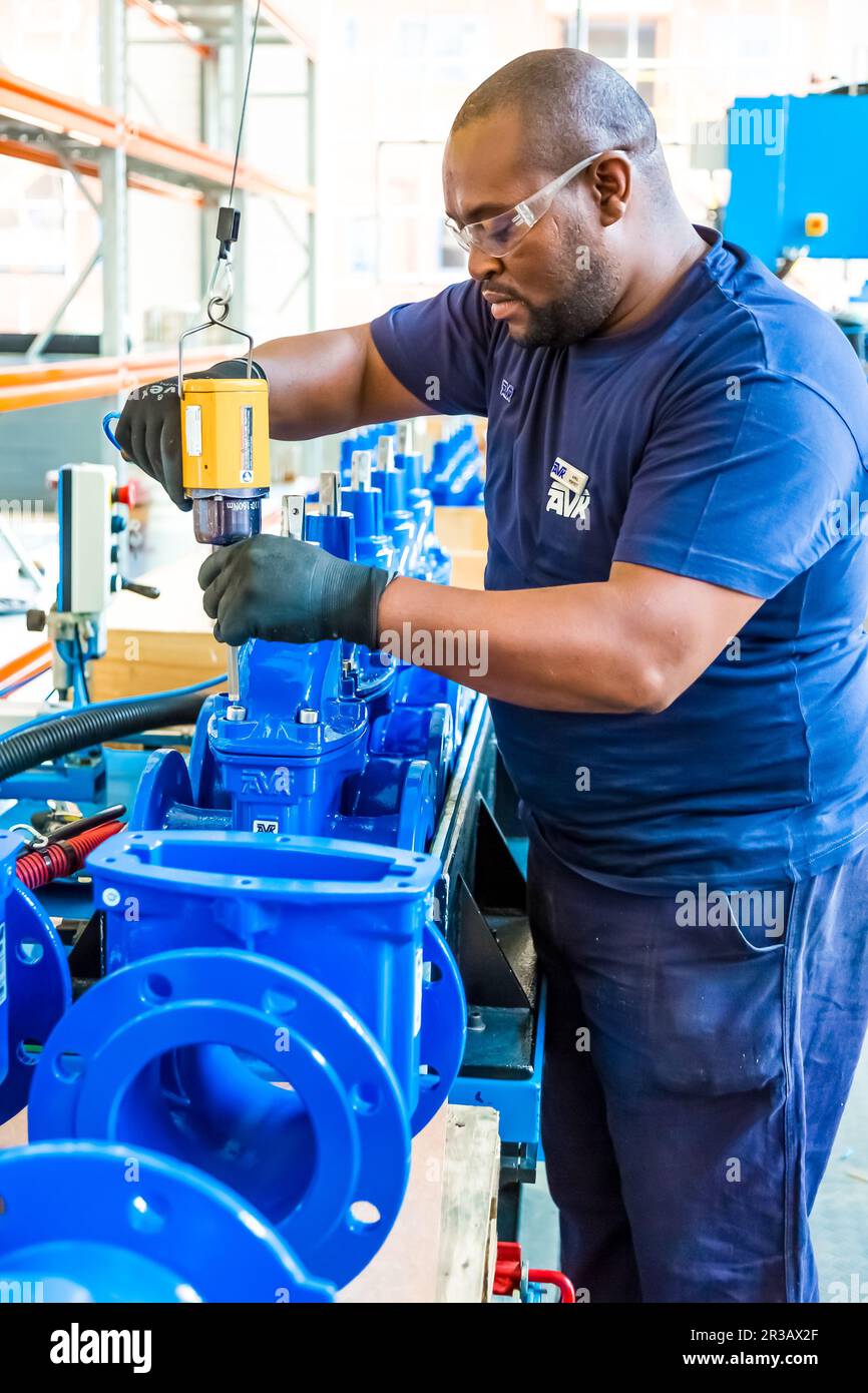 Industrial Valve Manufacturing and Assembly Factory Stock Photo Alamy