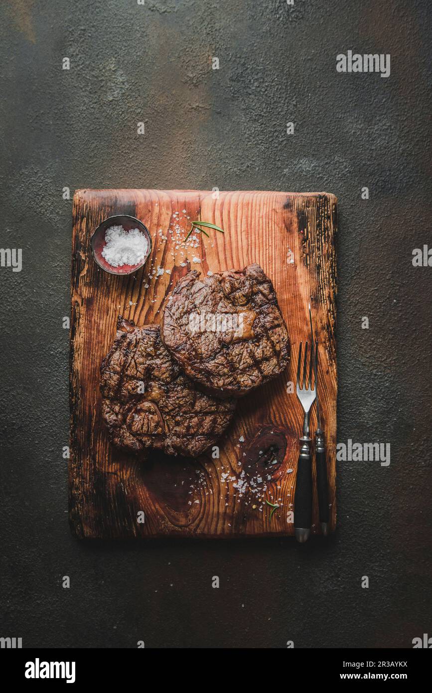 Barbecued rib eye beef hi-res stock photography and images - Alamy