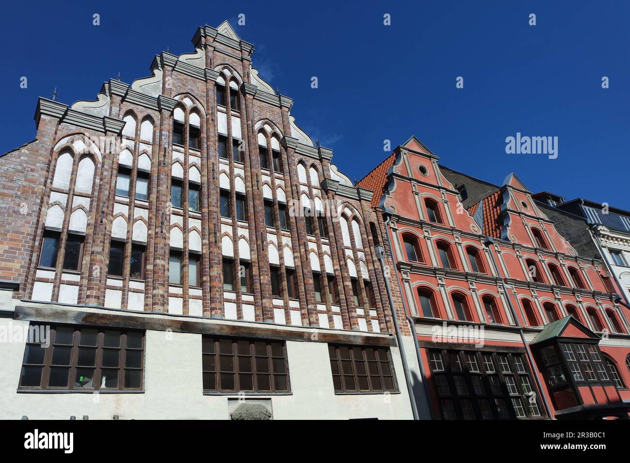 Historic architecture in Stralsund Stock Photo - Alamy
