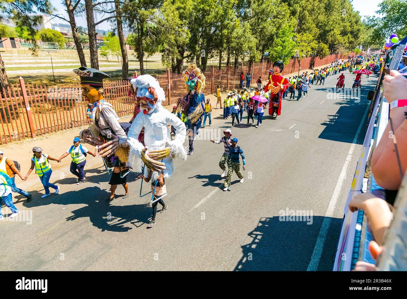 Floats and fancy dress costumes at the Gauteng Carnival in Pretoria Stock Photo Alamy