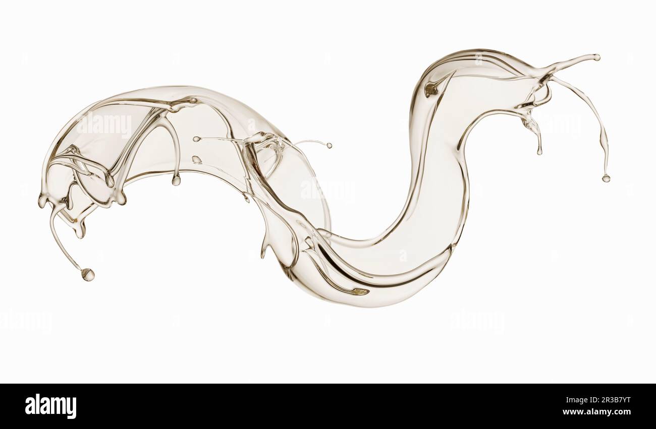 A splash of oil Stock Photo Alamy