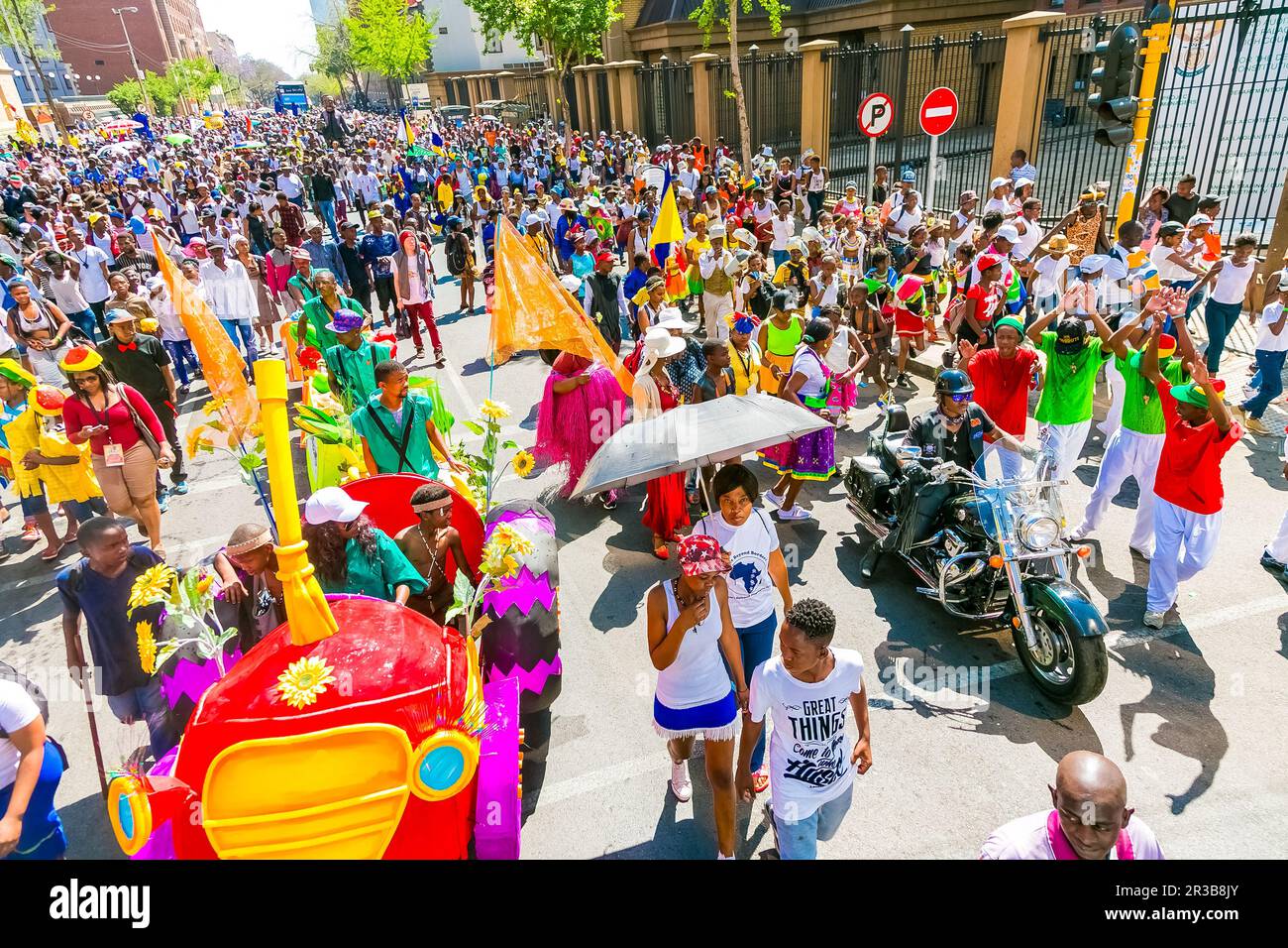 Pretoria, South Africa September 24 2016 Floats and fancy dress