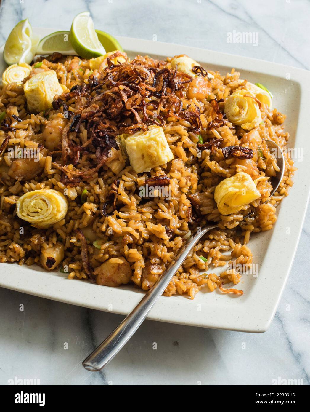 Indonesian style fried rice Stock Photo - Alamy
