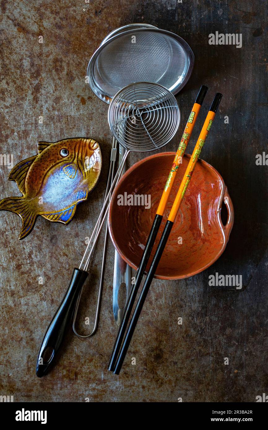 Asian Kitchen Utensils Stock Photo Alamy premium-photo-traditional-asian-kitchen-utensils