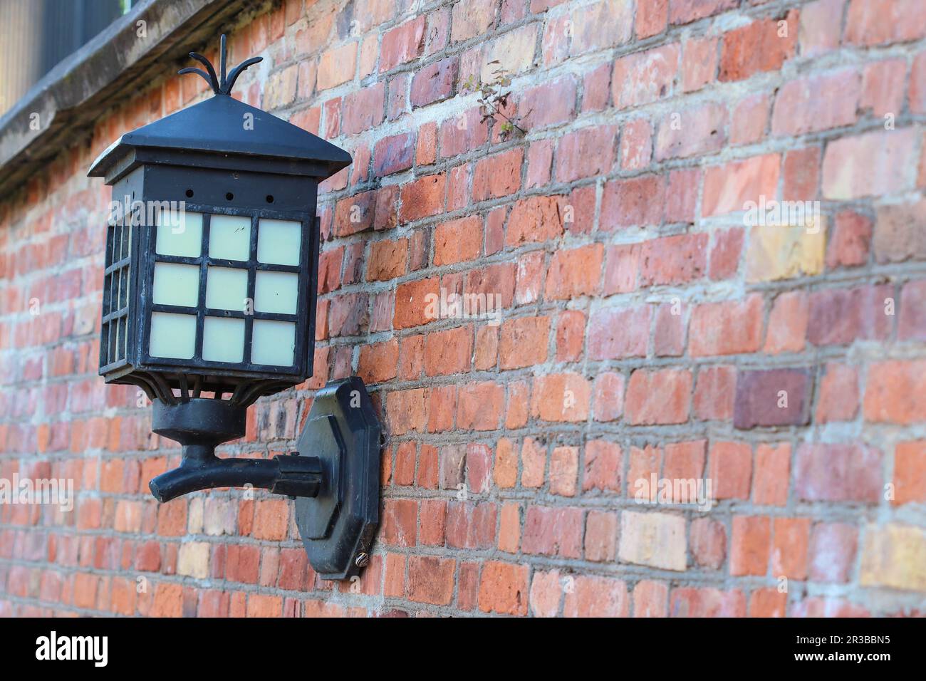Old steel lantern Stock Photo