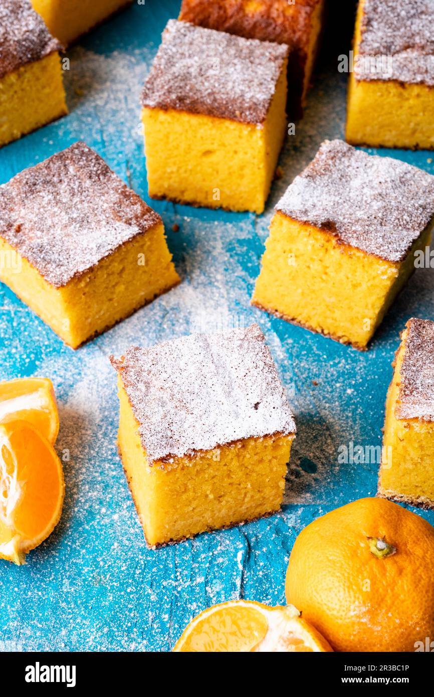 Glutenfree clementine cake (ground almonds and free from plain floor