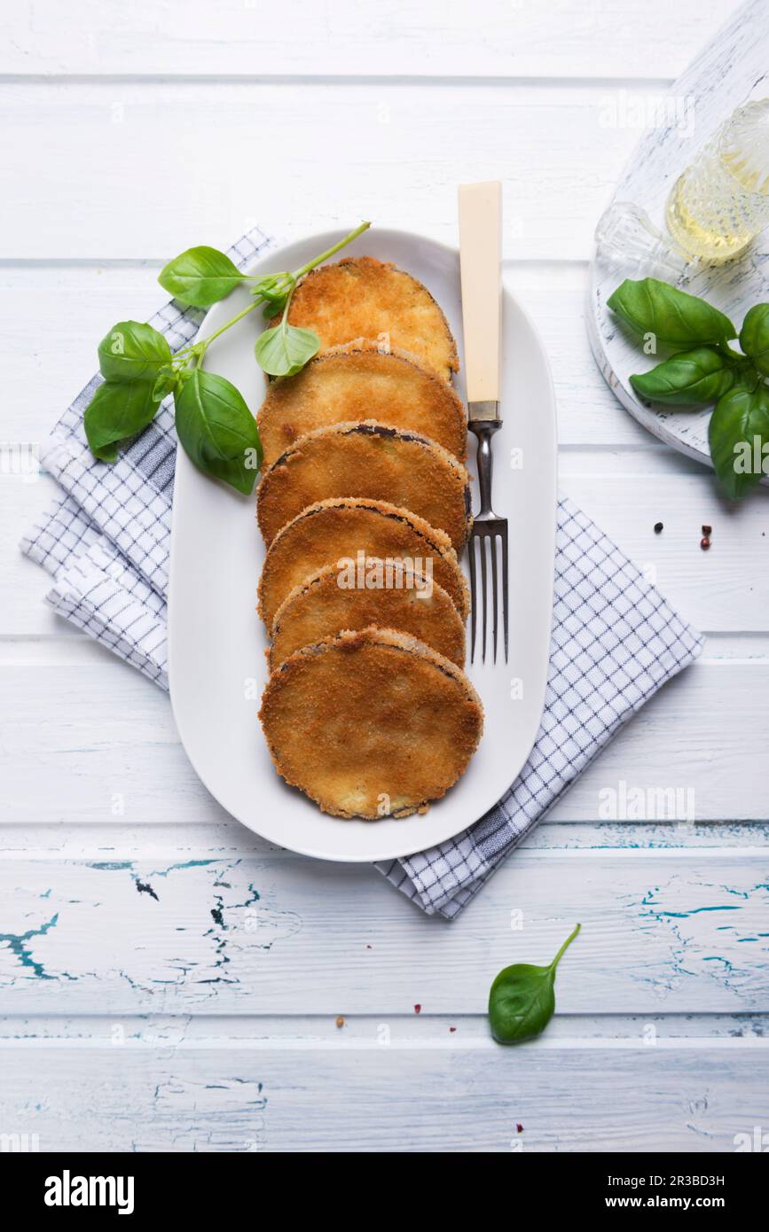 Vegan eggplant cutlets Stock Photo Alamy