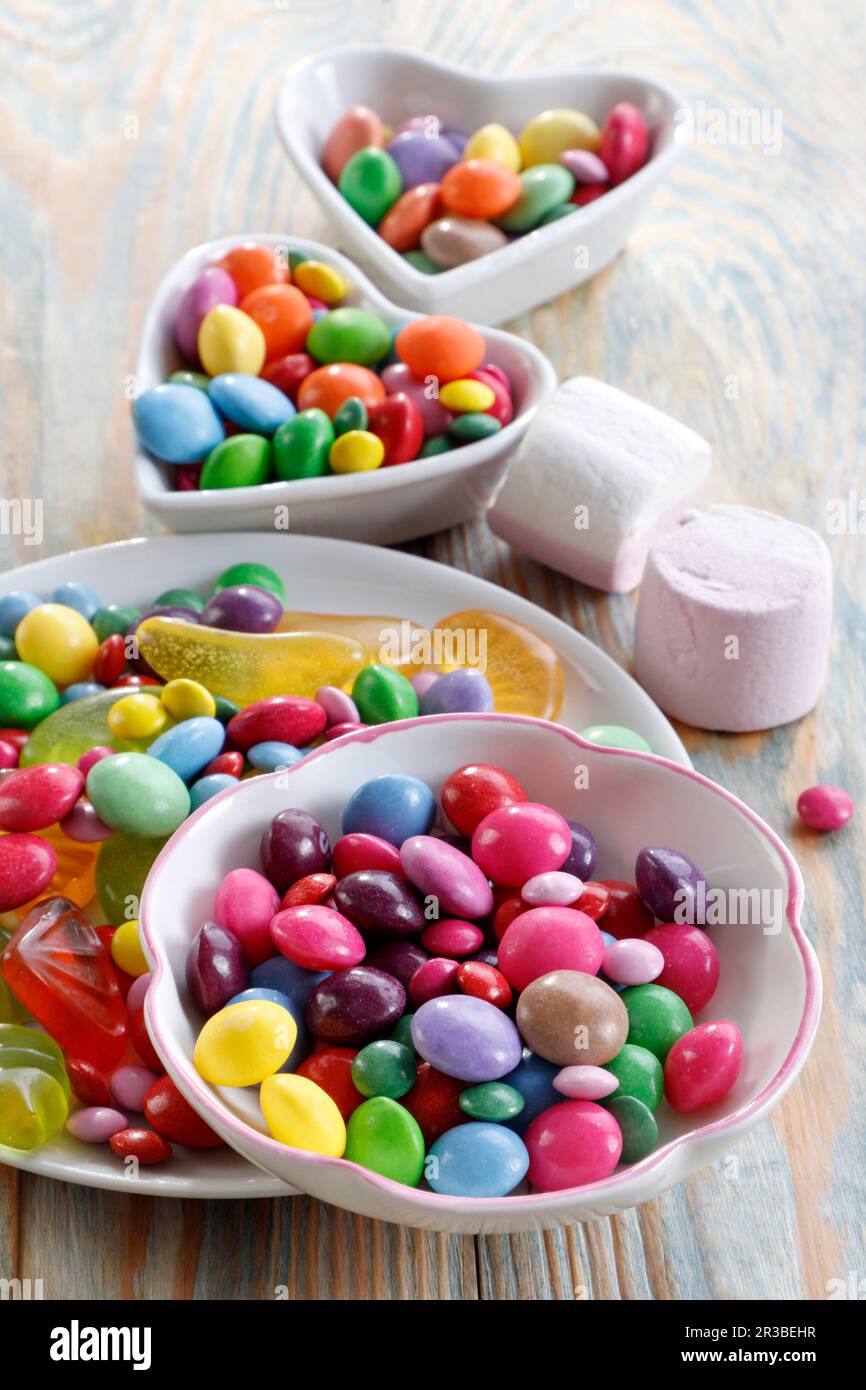 Multi colored jelly fruit hi-res stock photography and images - Alamy