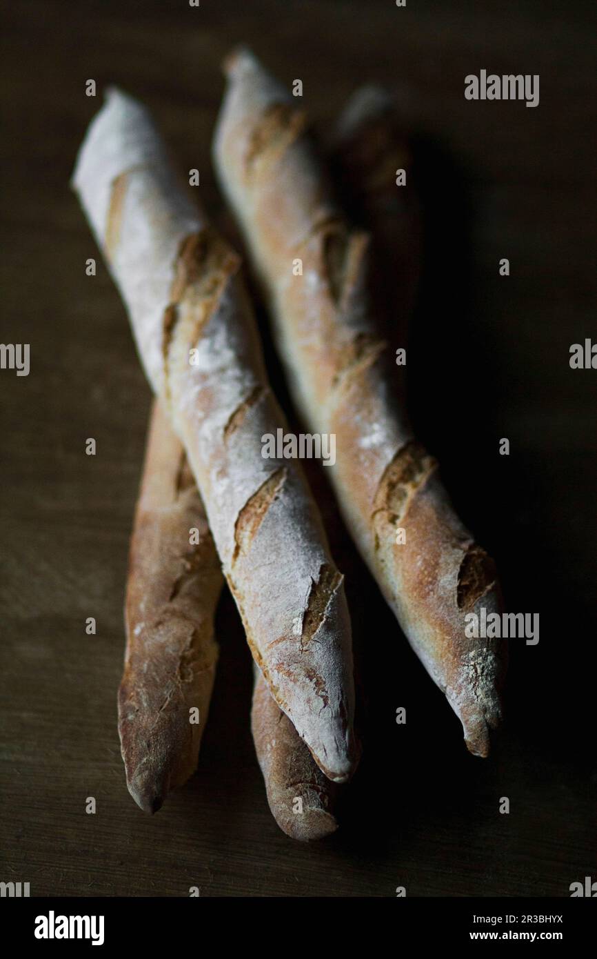 Dark french baguette bread hi-res stock photography and images - Alamy