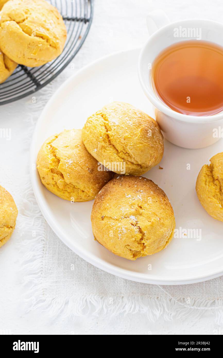 Breakfast sweet potato buns Stock Photo Alamy