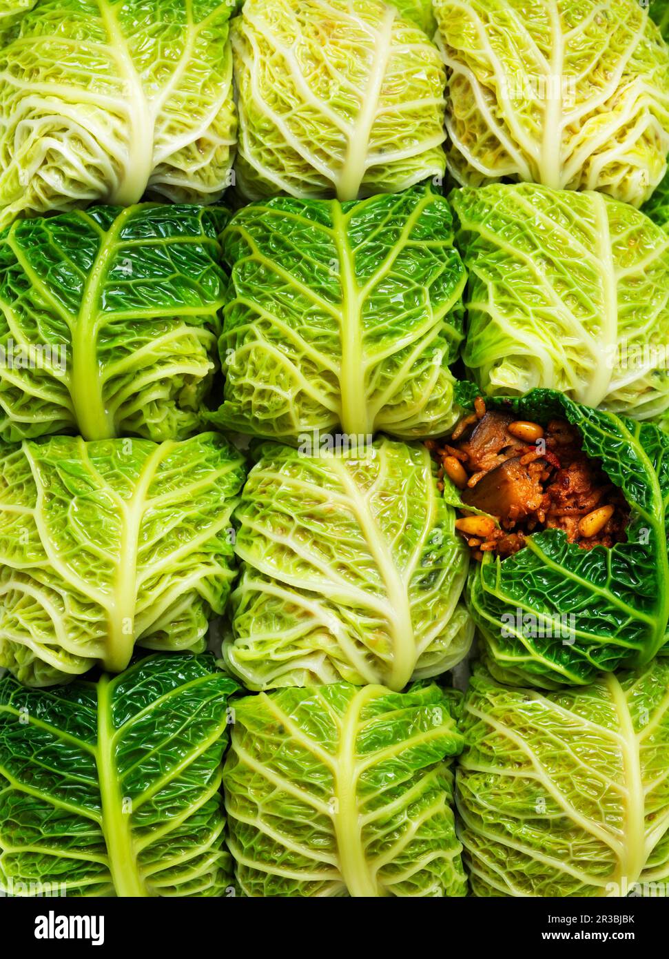 Vegan stuffed cabbage Stock Photo Alamy