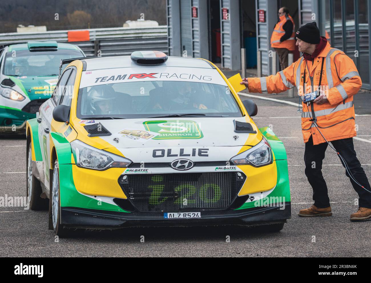 Ollie O'Donovan and Ashleigh Morris in their Hyundai i20 R5 with the