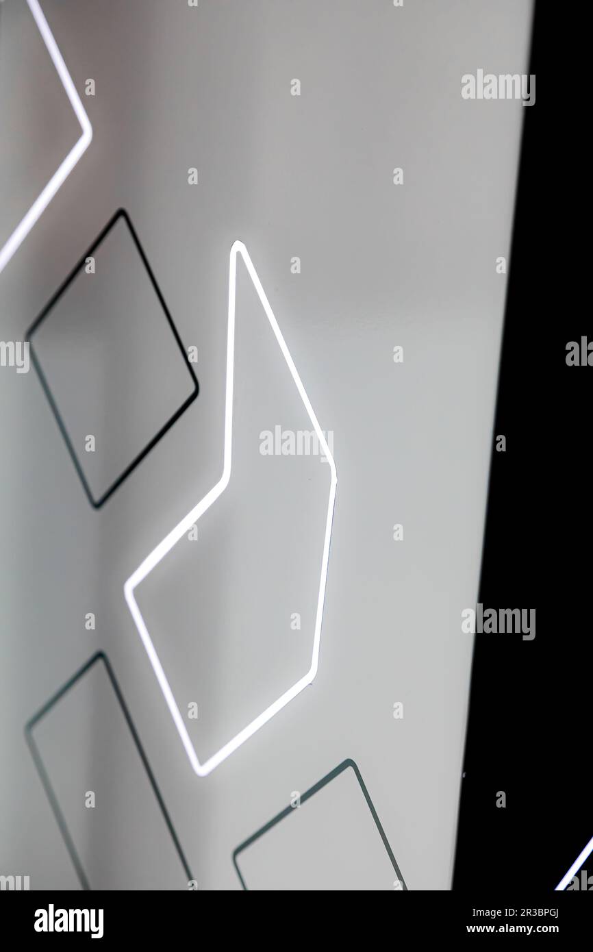 Black and white 3d shapes hi-res stock photography and images - Alamy