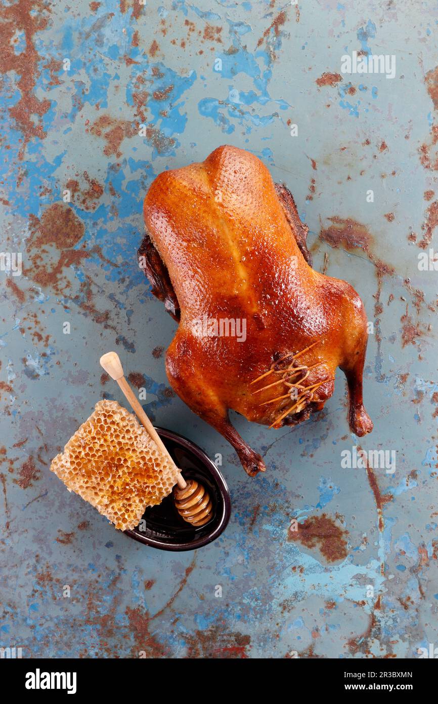 Roasted duck with honey glaze Stock Photo - Alamy