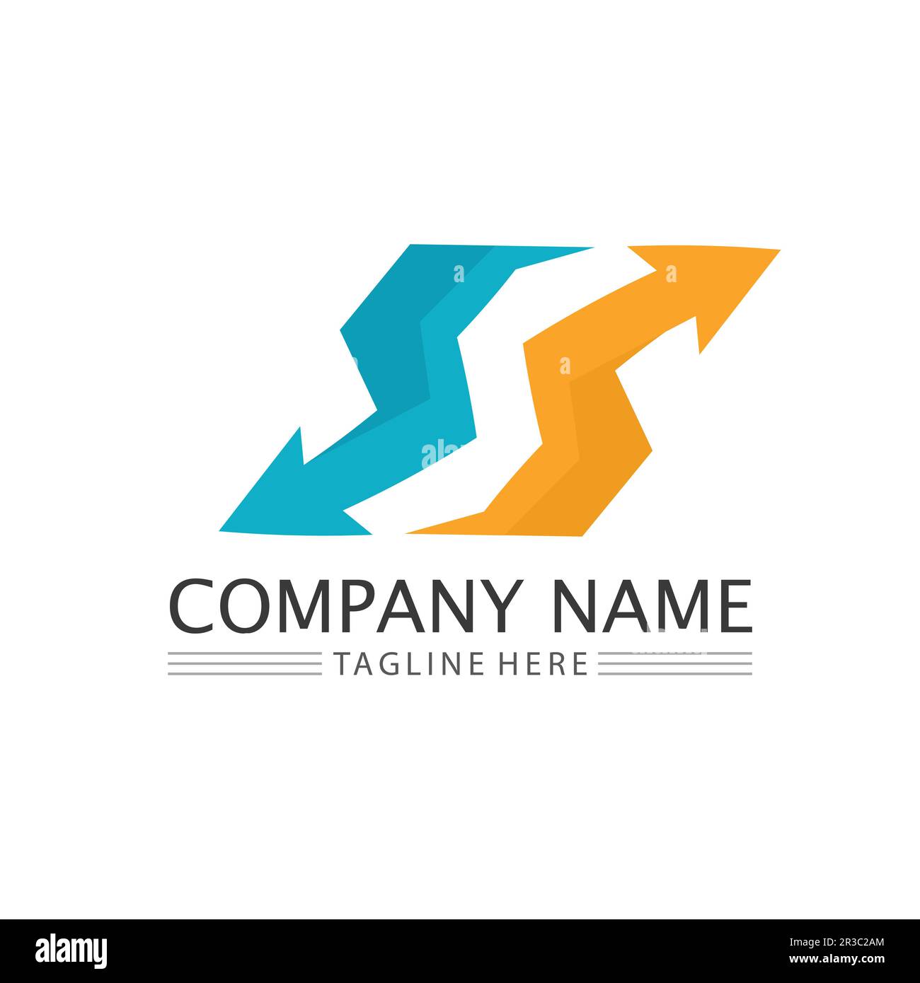 Arrow vector illustration icon Logo Template design Stock Vector Image ...