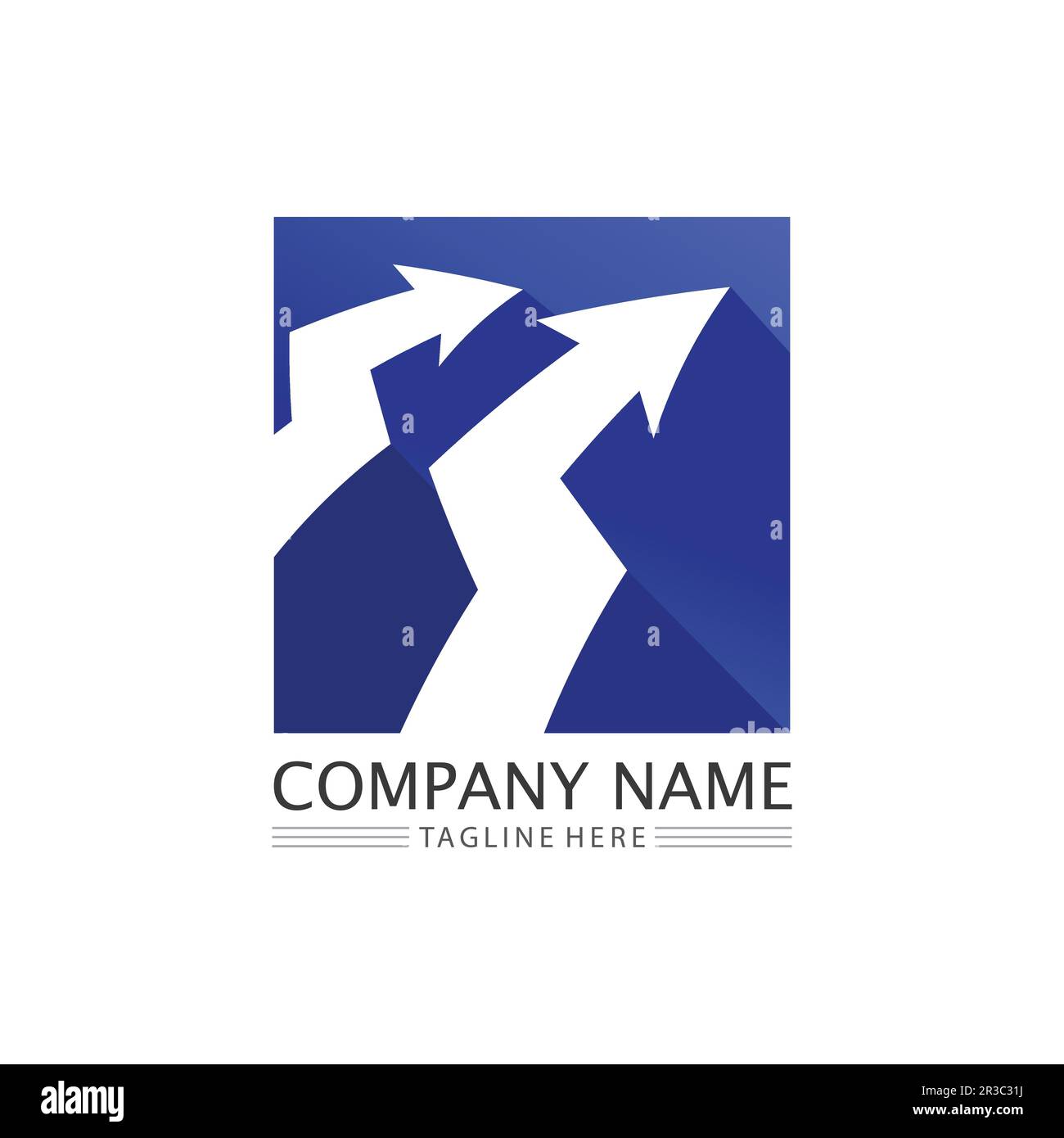 Arrow vector illustration icon Logo Template design Stock Vector Image ...