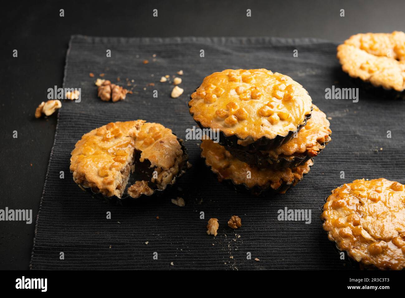 Vegan Engadine nut cookies Stock Photo Alamy