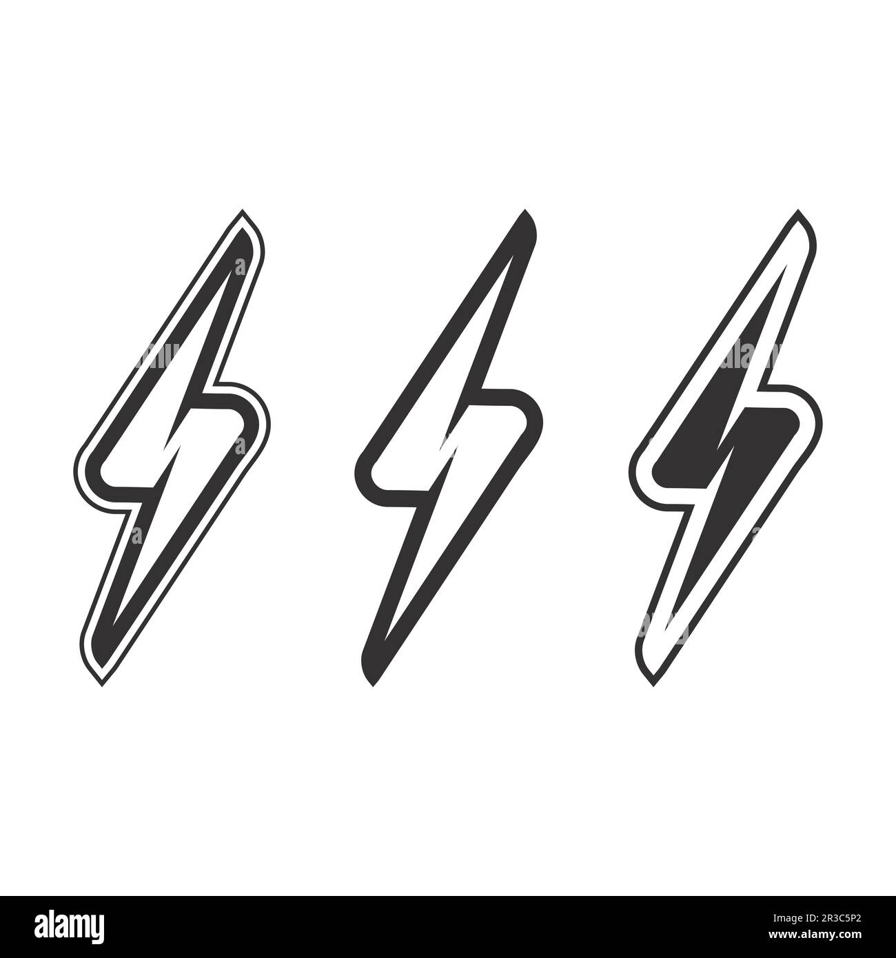 Power icon Vector Illustration design Logo template Stock Vector