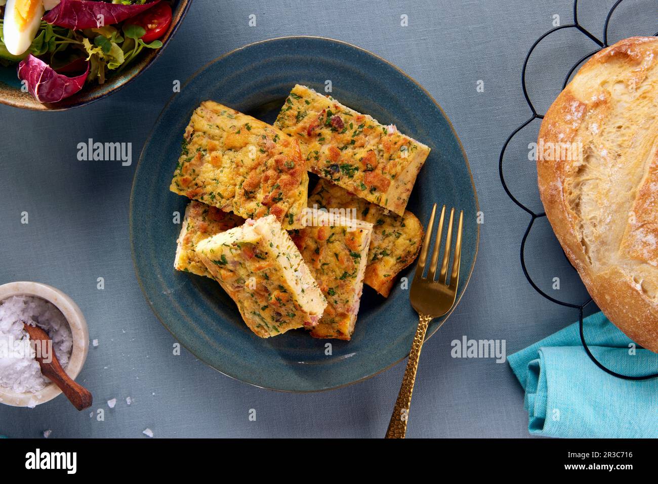 Vegetable tray bake cake Stock Photo - Alamy