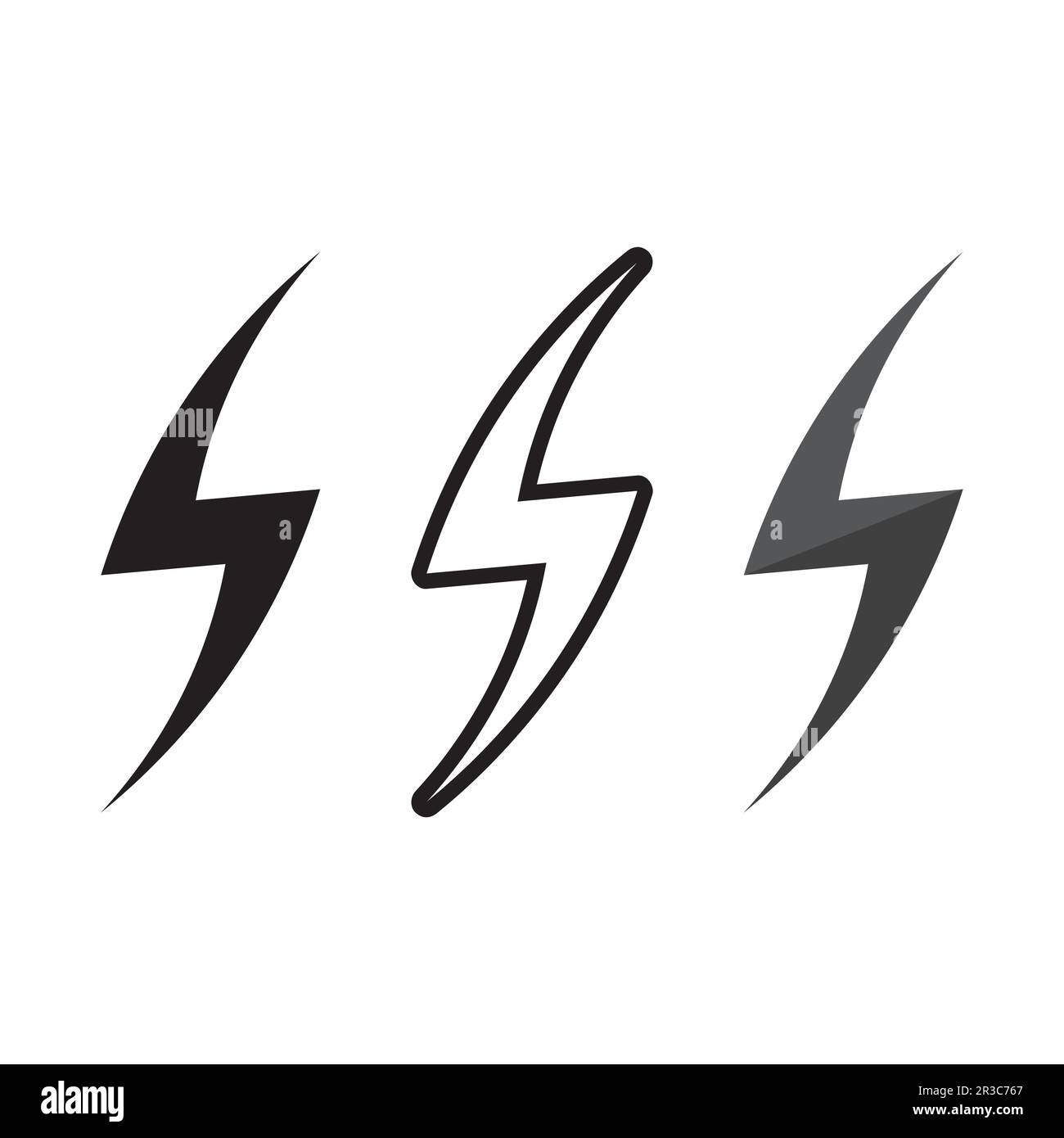 Power icon Vector Illustration design Logo template Stock Vector