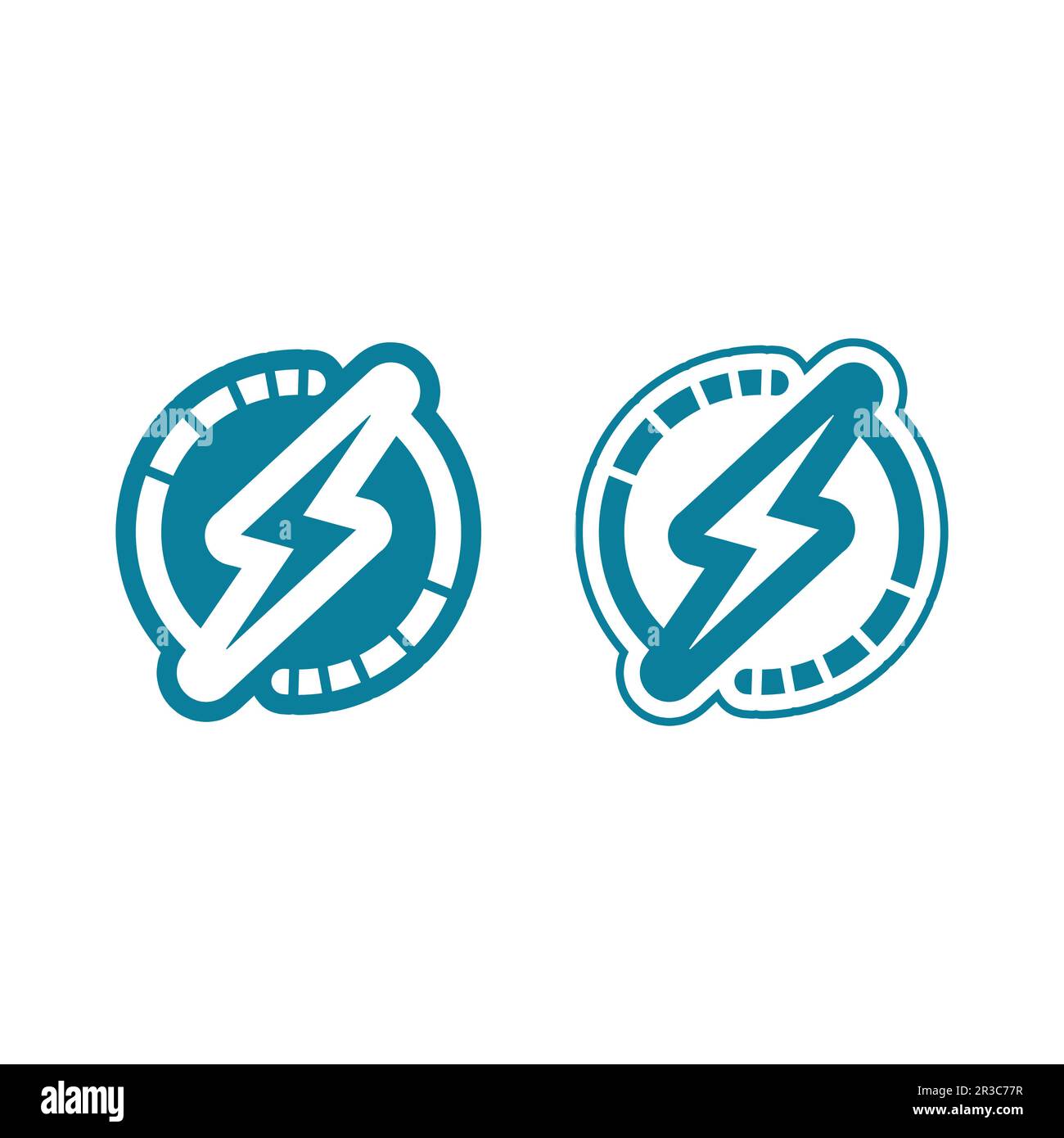 Power icon Vector Illustration design Logo template Stock Vector