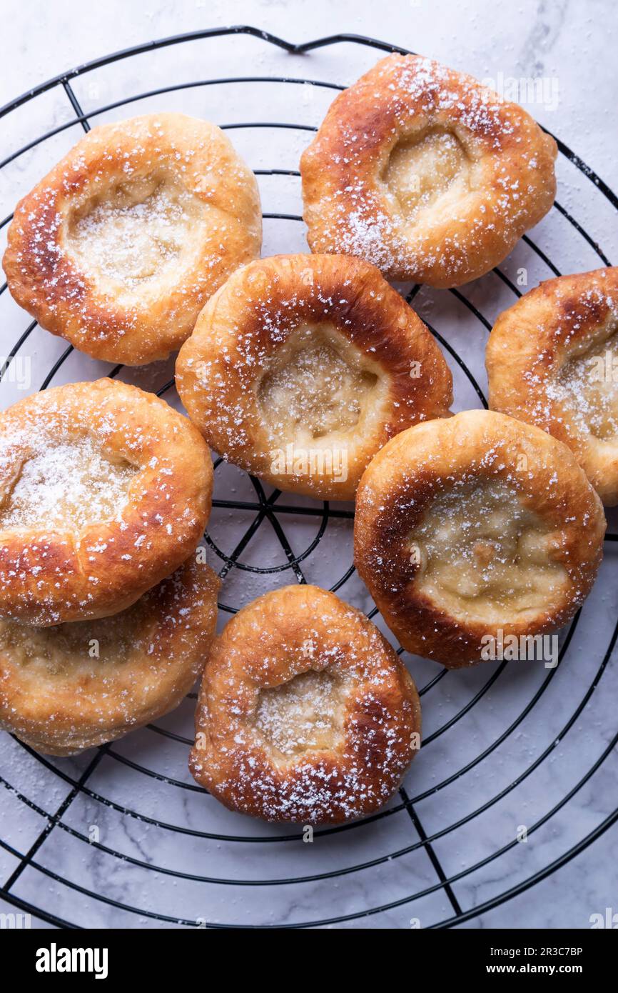 Bavarian Auszogne pastries (vegan Stock Photo - Alamy