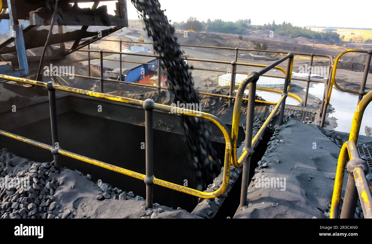 Coal Mining and processing Plant Equipment Stock Photo - Alamy