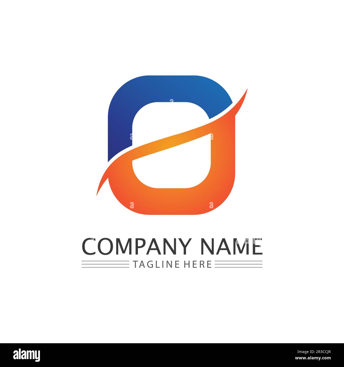 O ring logo business and circle logo design vector Stock Vector Image ...