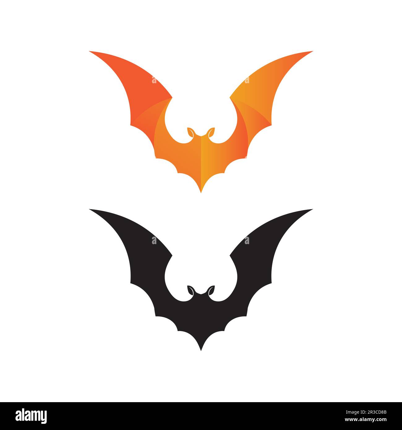 bat vector icon logo template illustration design Stock Vector