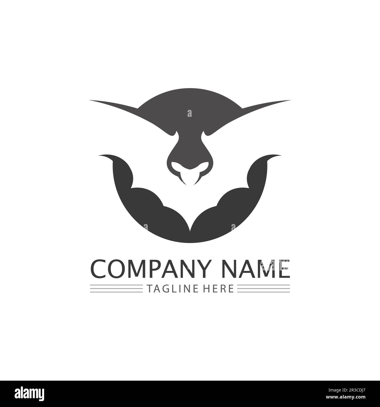 bat logo vector icon logo template illustration design Stock Vector