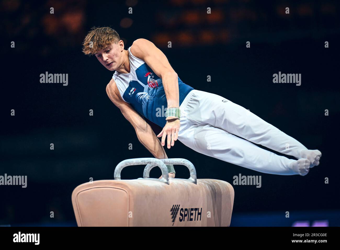 HAILE GEBRE participating in the 2022 Munich European Gymnastics