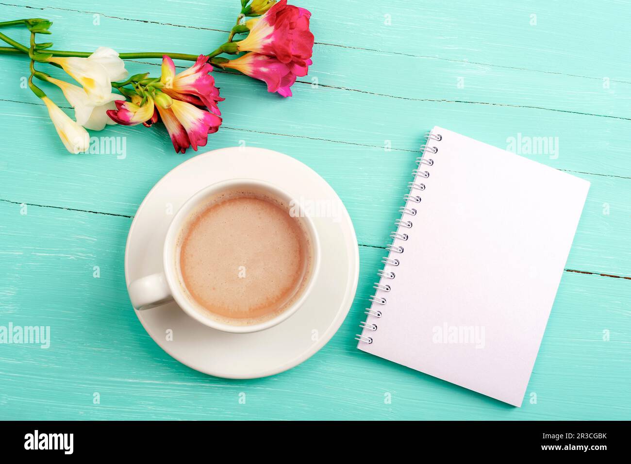 Cup of tea and card with words I love you Mom on table. Mother's Day  celebration Stock Photo - Alamy