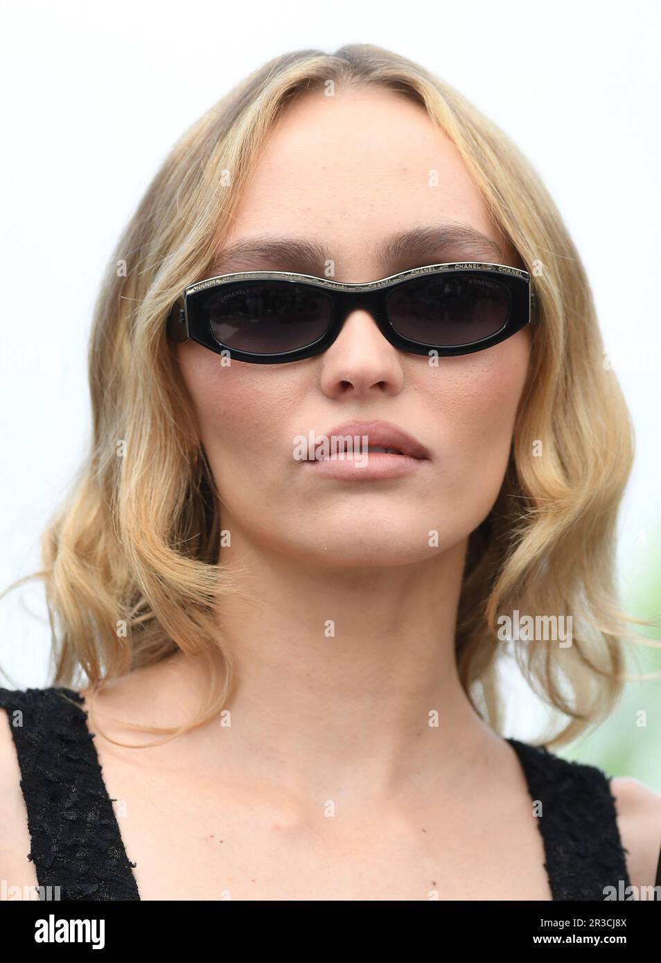 Cannes, France. 23rd May, 2023. American actress Lily-Rose Depp attends a  photo call for The Idol at the 76th Cannes Film Festival at Palais des  Festivals in Cannes, France on Tuesday, May