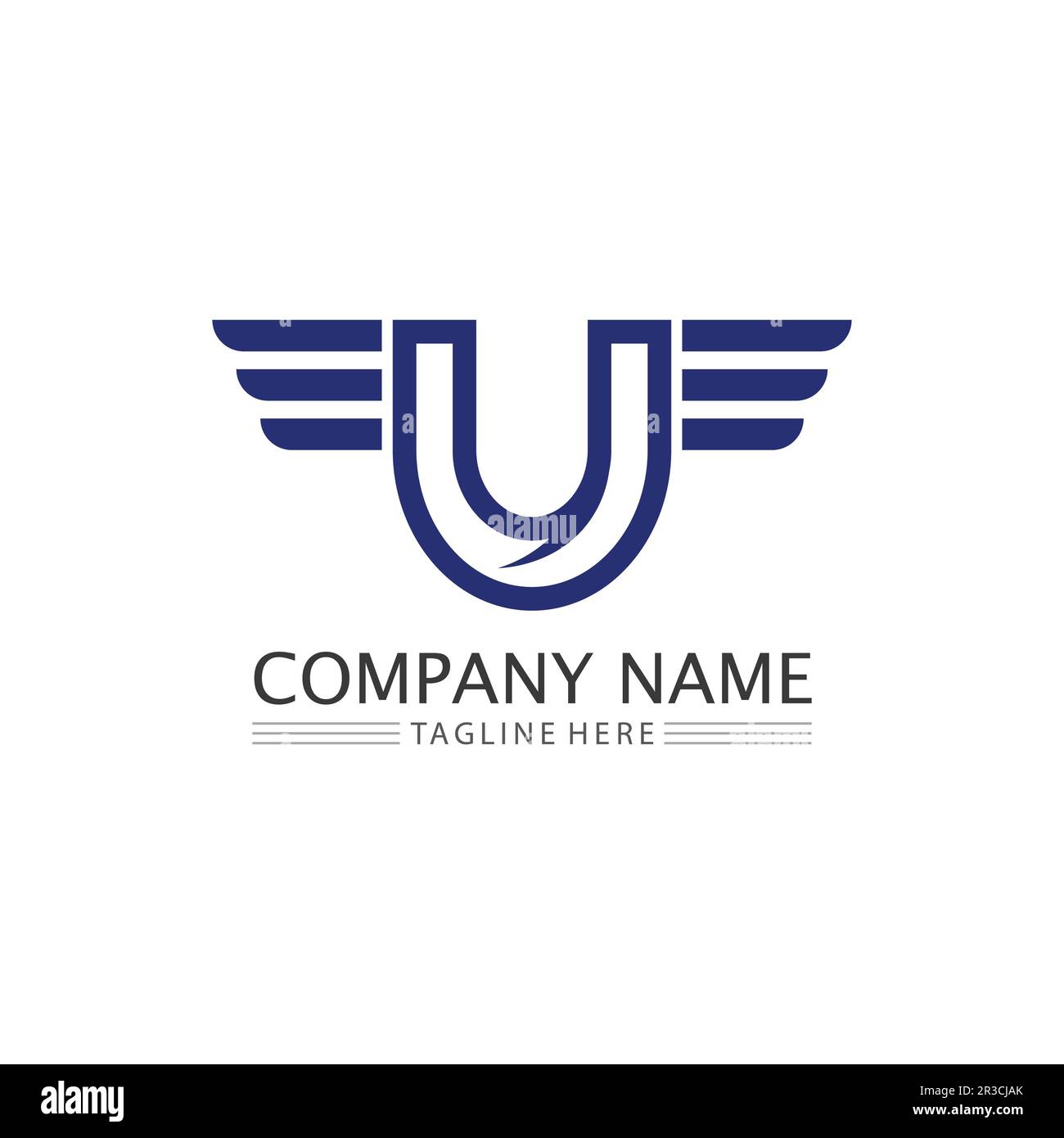 Letter u logo vector vectors hi-res stock photography and images - Alamy