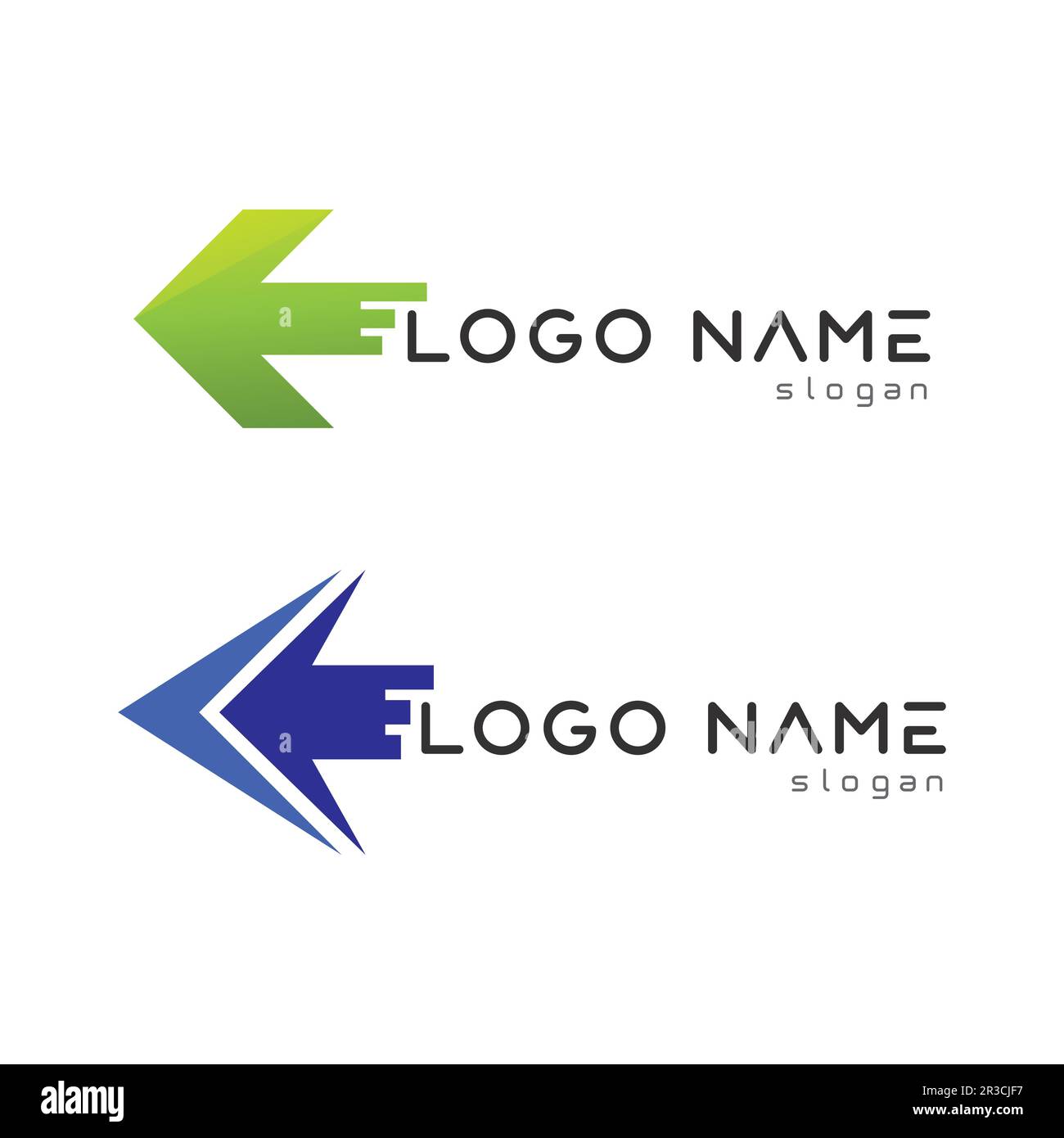Arrow vector illustration icon Logo Template design Stock Vector Image ...
