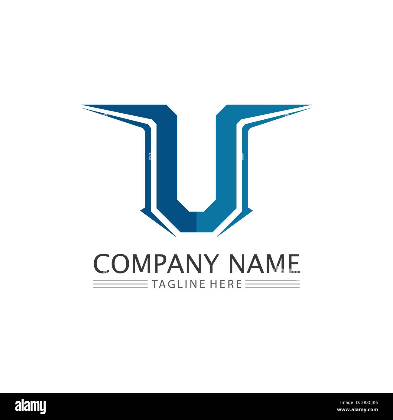 Initial letter U logo business and design icon vector Stock Vector ...