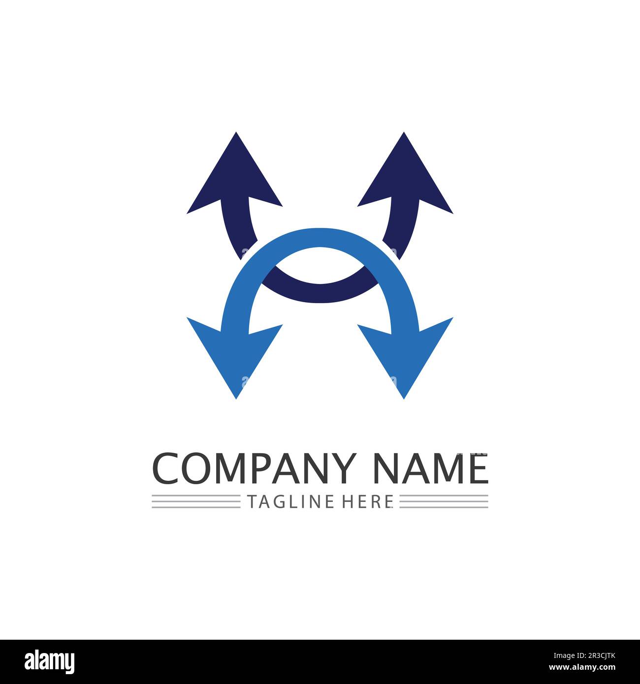 Arrow vector illustration icon Logo Template design Stock Vector Image ...