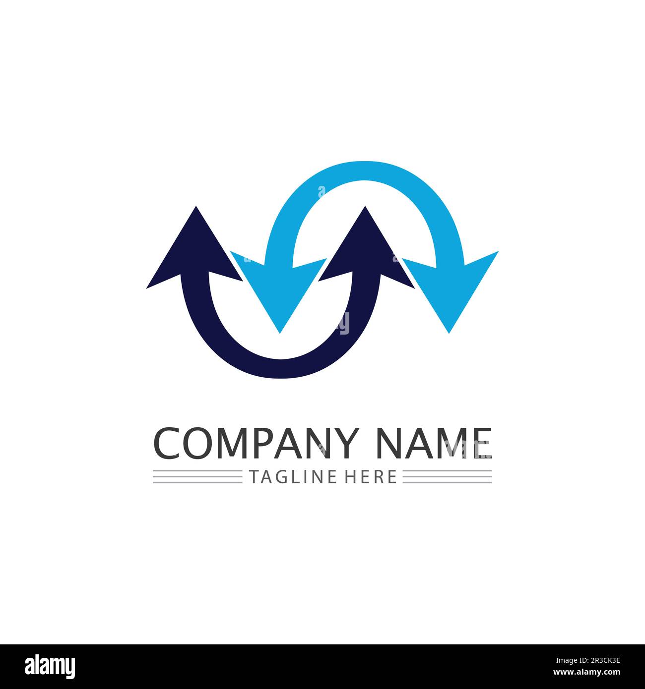Arrow vector illustration icon Logo Template design Stock Vector Image ...