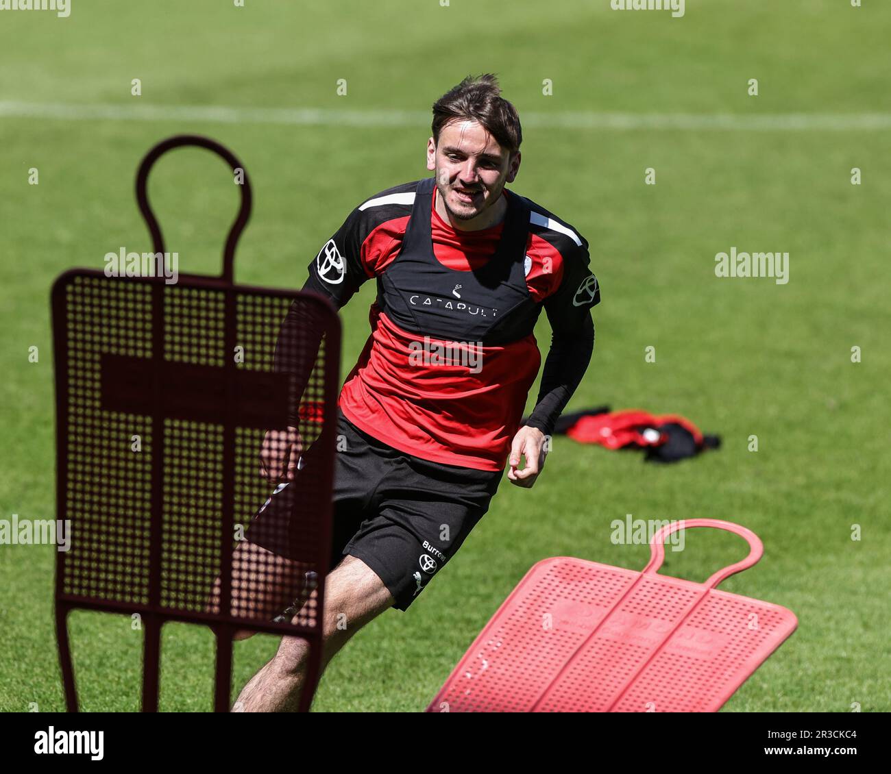 Liam Kitching 5 of Barnsley during Barnsley’s Playofffinal training