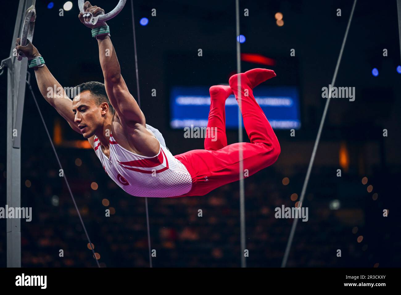 Adem Asil participating in the 2022 Munich European Gymnastics