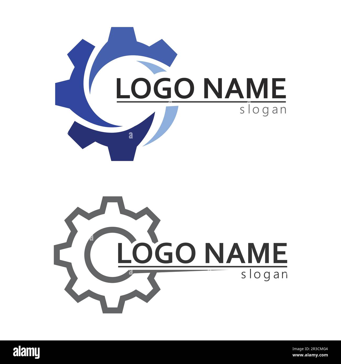 Gear Logo Template vector icon illustration design Stock Vector